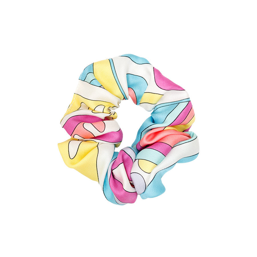Vintage Pucci Scrunchie in Turquoise Multi Pucci